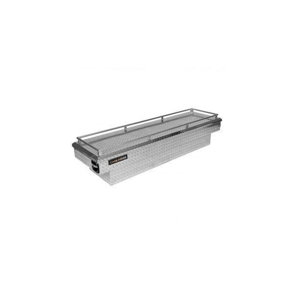 71in Crossover Truck Tool Box with Rail, Polished Aluminum